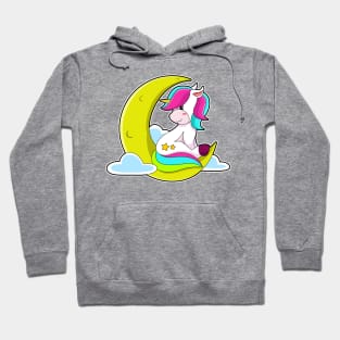 Unicorn with Clouds & Moon Hoodie